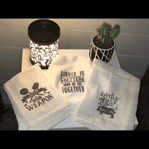 3 Pc Kitchen Terry Cloth Set